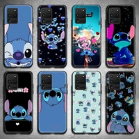 cute stitch phone case for samsung galaxy s21 plus ultra s20 fe m11 s8 s9 plus s10 5g lite 2020