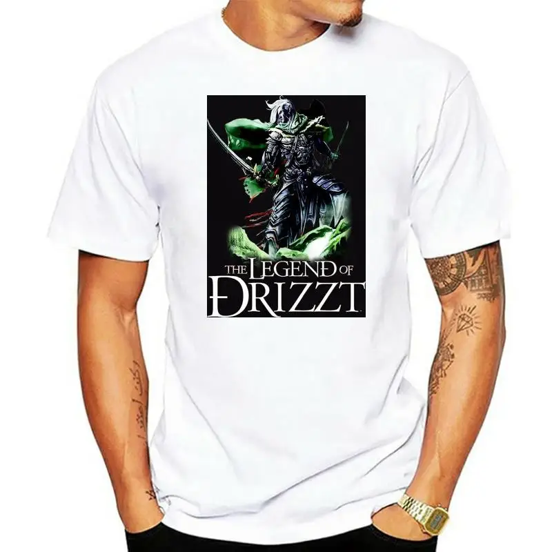 

Drizzt Do'Urden Forgotten Realms Salvatore T-shirt The Legend of Drizzt Fashion Unique Classic T Shirts