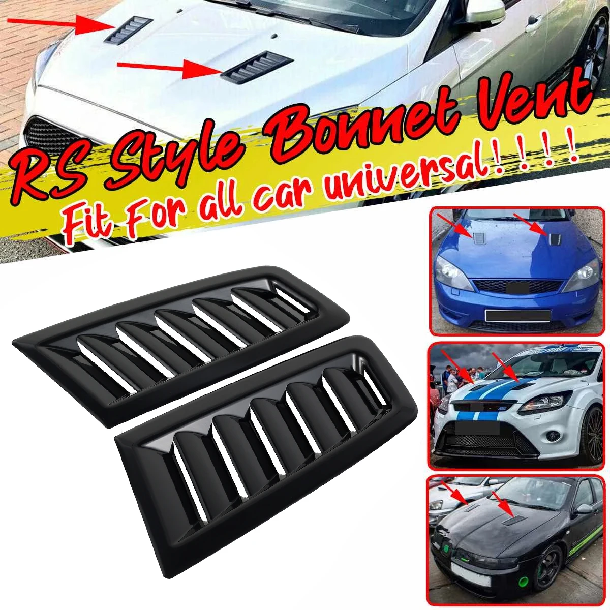 2022 New 2Pcs Bonnet Vents for	