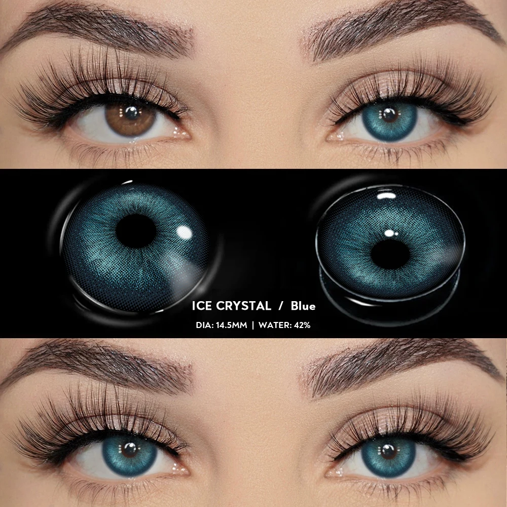 Совершенно новые цветные контактные линзы Bio-essence 1 пара цветных контактных линз