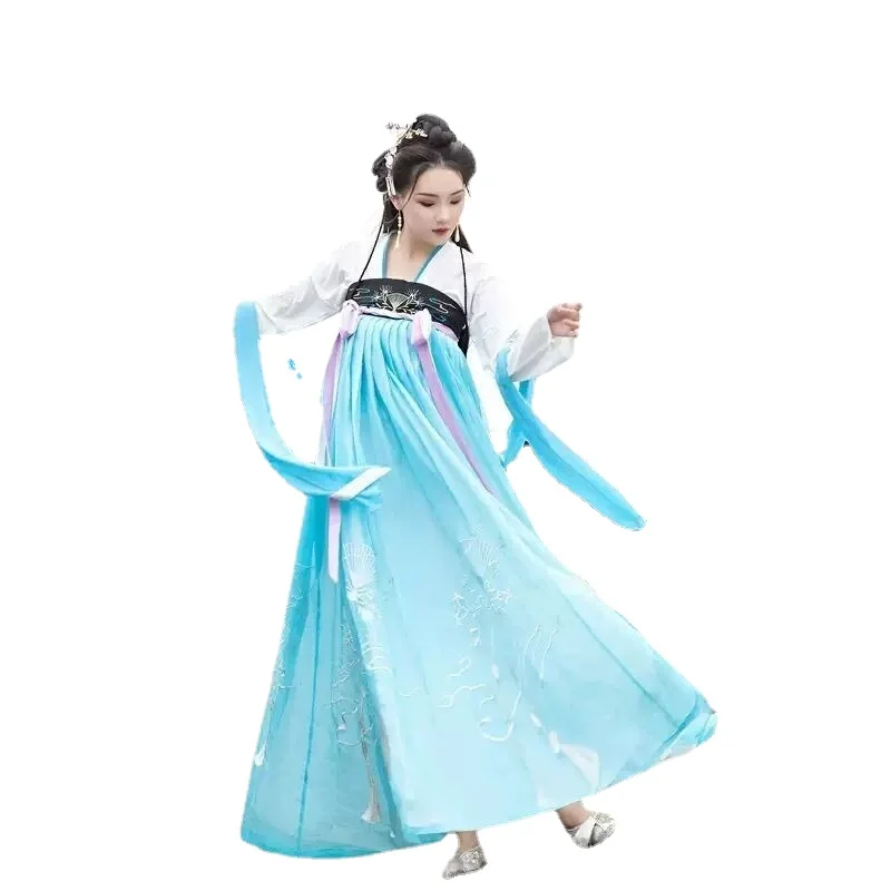 

Summer Chest Length Ru Skirt Han Suit Female Student Embroidery