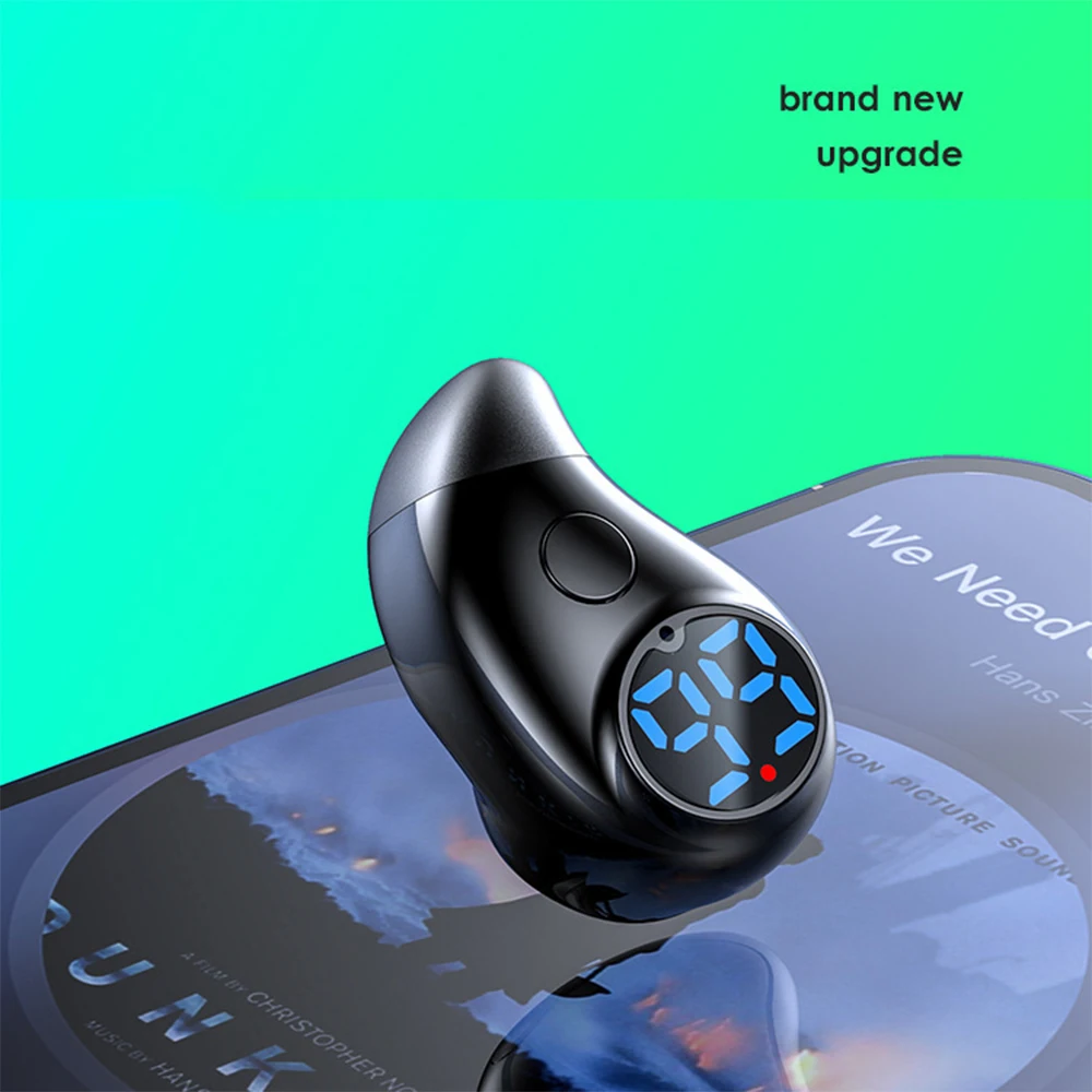 S830 цифровой дисплей V5.2 Bluetooth-гарнитура питания Голосовая активация