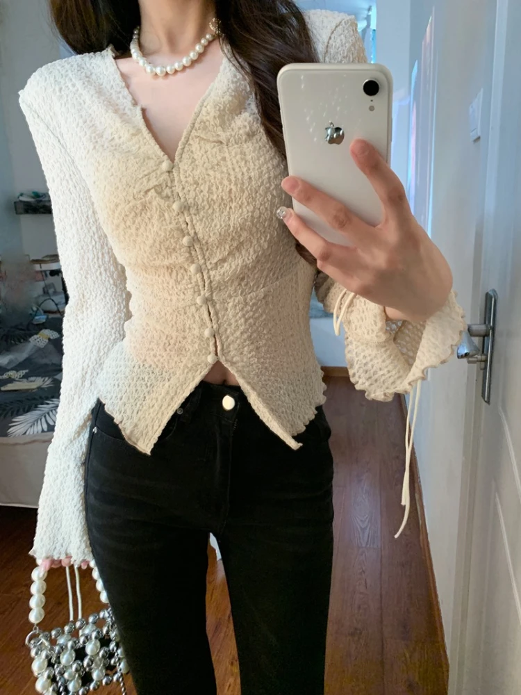 Женская рубашка в корейском стиле