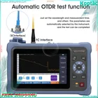 Новый волоконно-оптический рефлектометр OTDR 1310 нм дБ, сенсорный экран, тестер кабелей VFL OLS OPM, карта событий, Ethernet