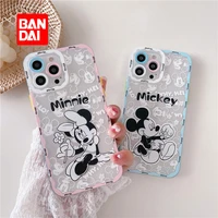 bandai disney phone case for iphone 13 13pro 12 12pro 11 pro x xs max xr 7 8 plus cartoon covers kawaii anti drop soft fundas