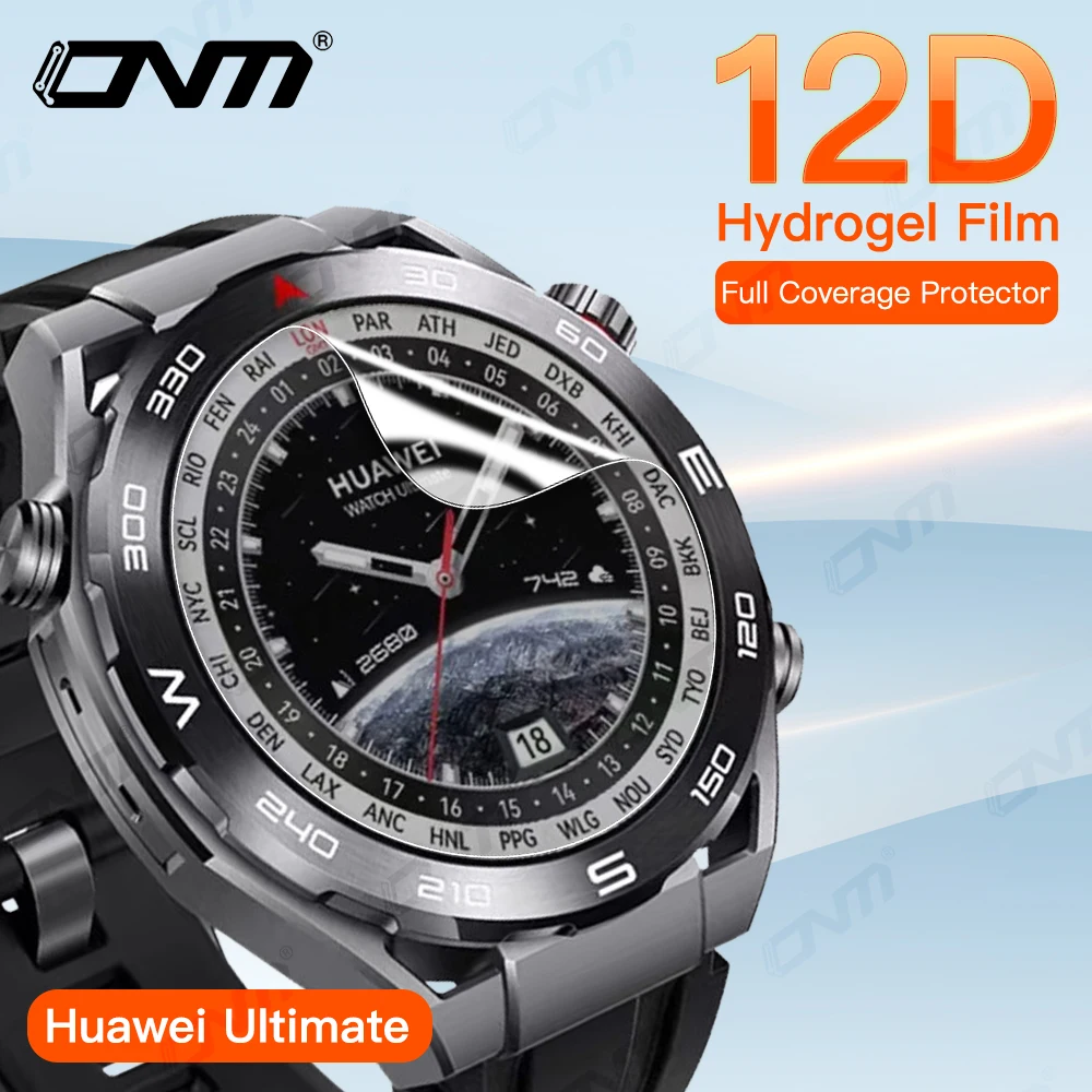 

12D Hydrogel Film for Huawei Watch Ultimate Full Screen Protector Soft Film for Huawei Watch Ultimate Accessories (Not glass)