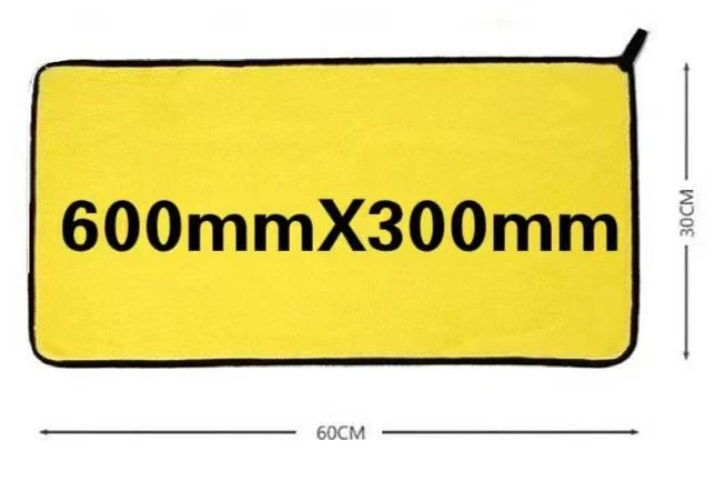 

1/2/6 шт., чистящее полотенце из микрофибры, утолщенная мягкая сушильная ткань, полотенца для мытья кузова автомобиля, двухслойные чистые тряпки, автомобильные аксессуары