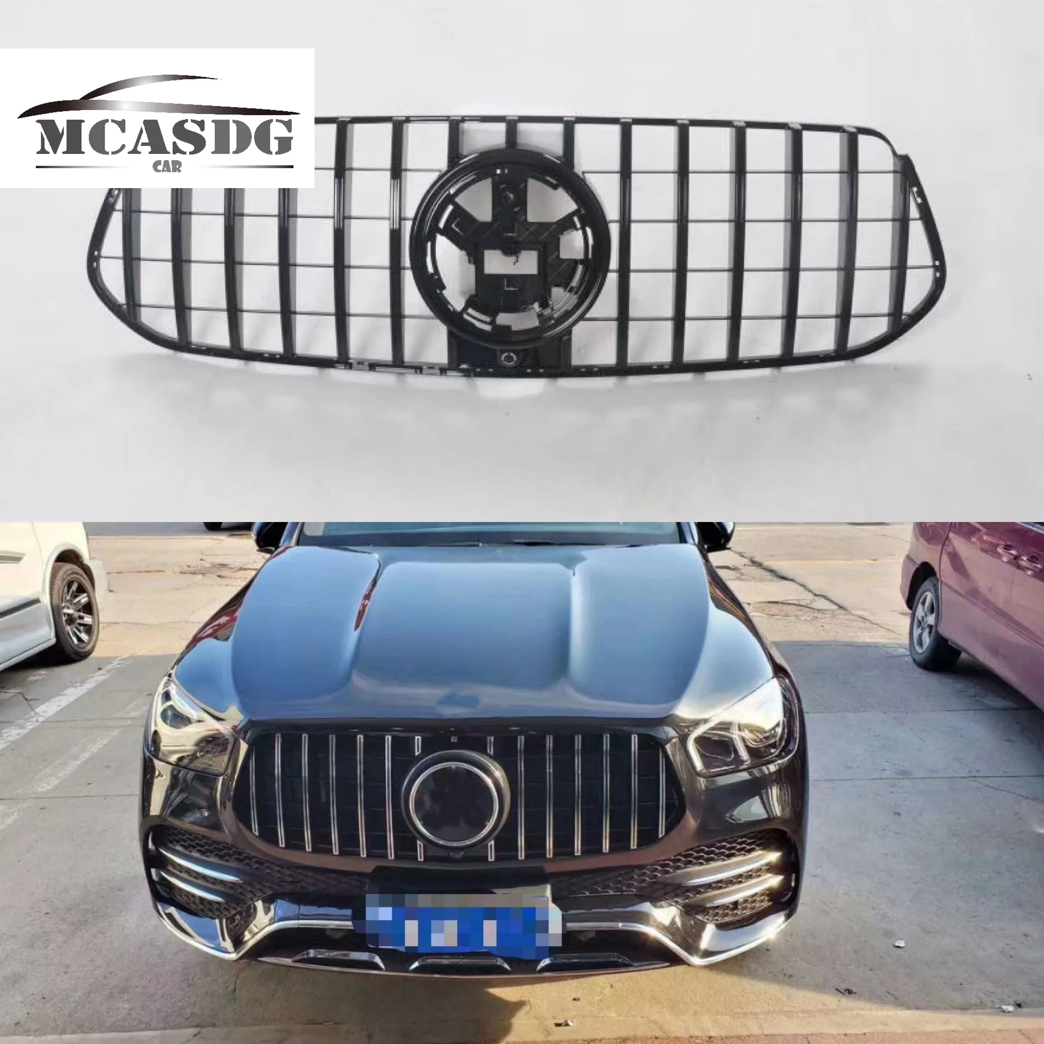 

GT Front Grille Fit for Mercedes-Benz GLE350 GLE500 W167 2020