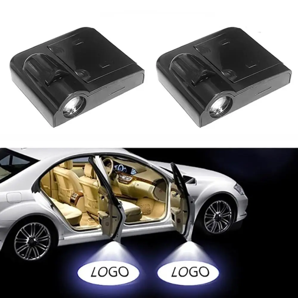 

2PCS Car Door Logo Light Welcome LampUniversal Wireless Projector Light Atmosphere Car Light DC 5V Decorative Light Laser Light