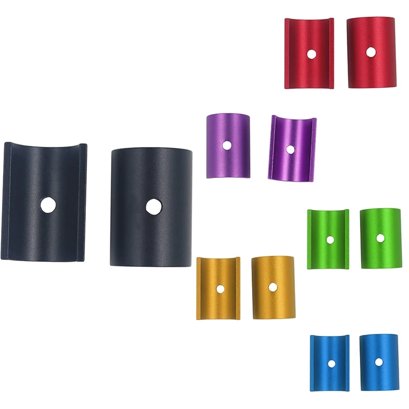

2 Pcs Bike Handlebar Shim 25.4-31.8 Aluminum Alloy Bicycle Handlebar Stem Shim Adapter