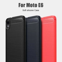 mokoemi shockproof soft case for motorola moto e6 plus play phone case cover