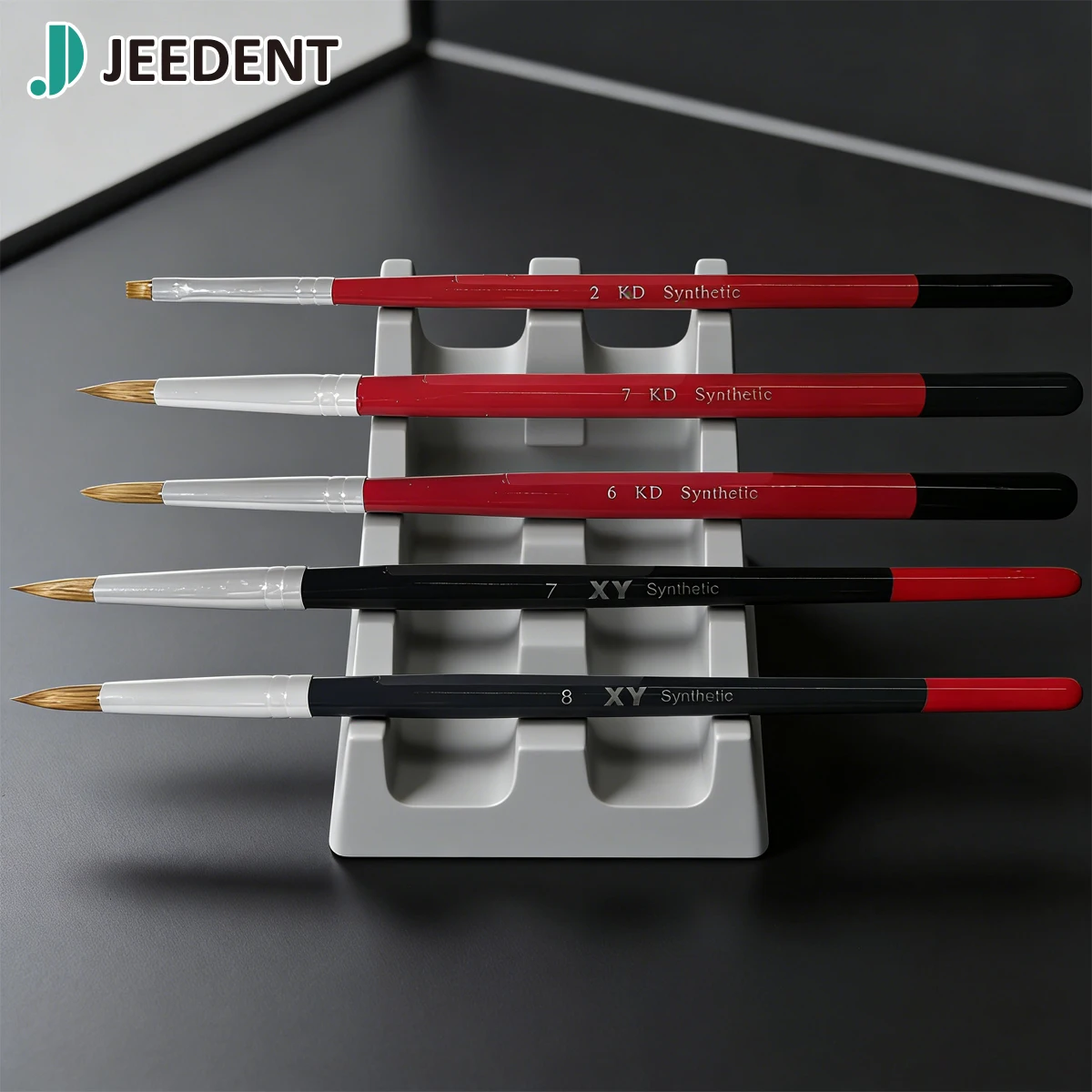 Фото JEEDENT 1 шт. Зуботехническая кисть-ручка для работы с фарфором - Профессиональный инструмент для моделирования глазури при реставрации зубов в зуботехнической лаборатории №1