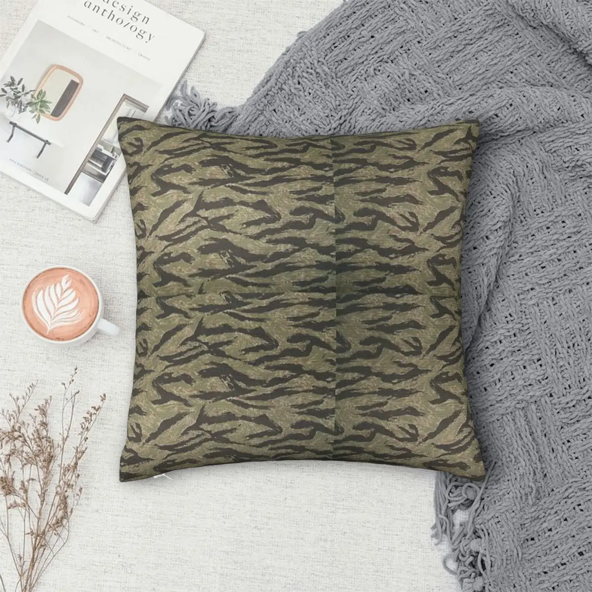 

Tiger Stripe Camouflage Military Camo Pillowcase Polyester Pillows Cover Cushion Comfort Throw Pillow Sofa Decorative Cushions