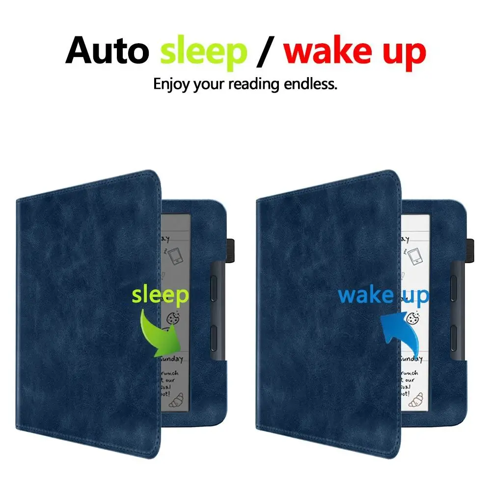 7-дюймовый чехол для чтения рук из искусственной кожи противоударный N428 умный с
