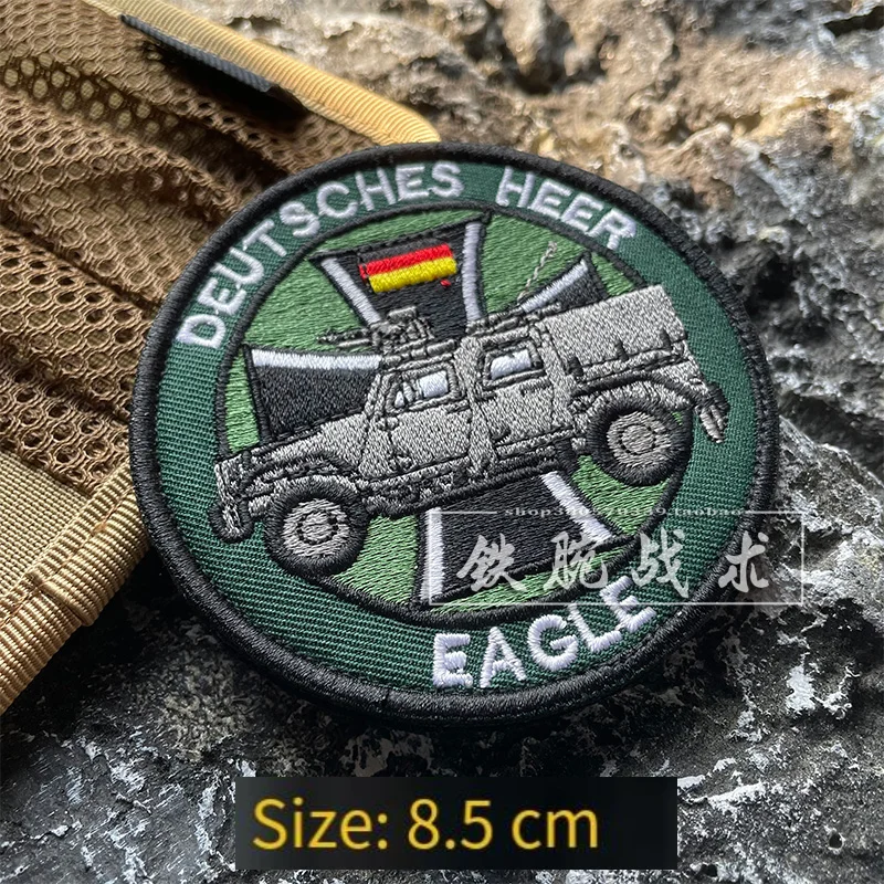 Немецкий телефон тактический бронированный автомобиль наклейка