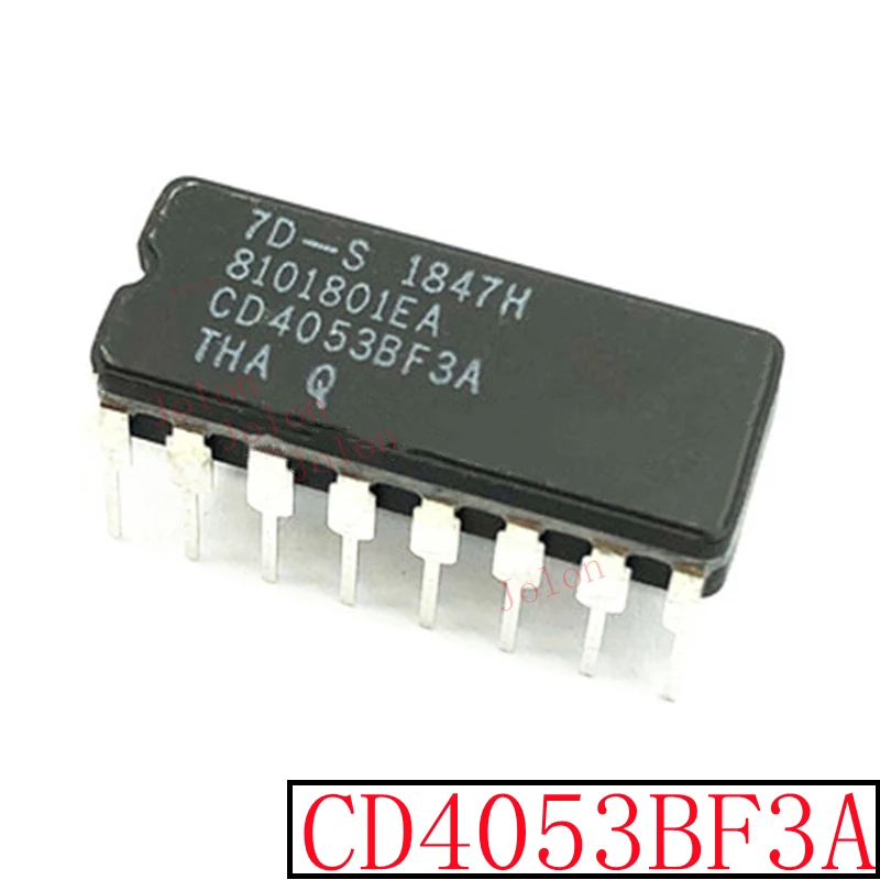 

Оригинальная прямая штепсельная вилка CD4053BF3A CDIP-16 multiplex переключатель IC chip