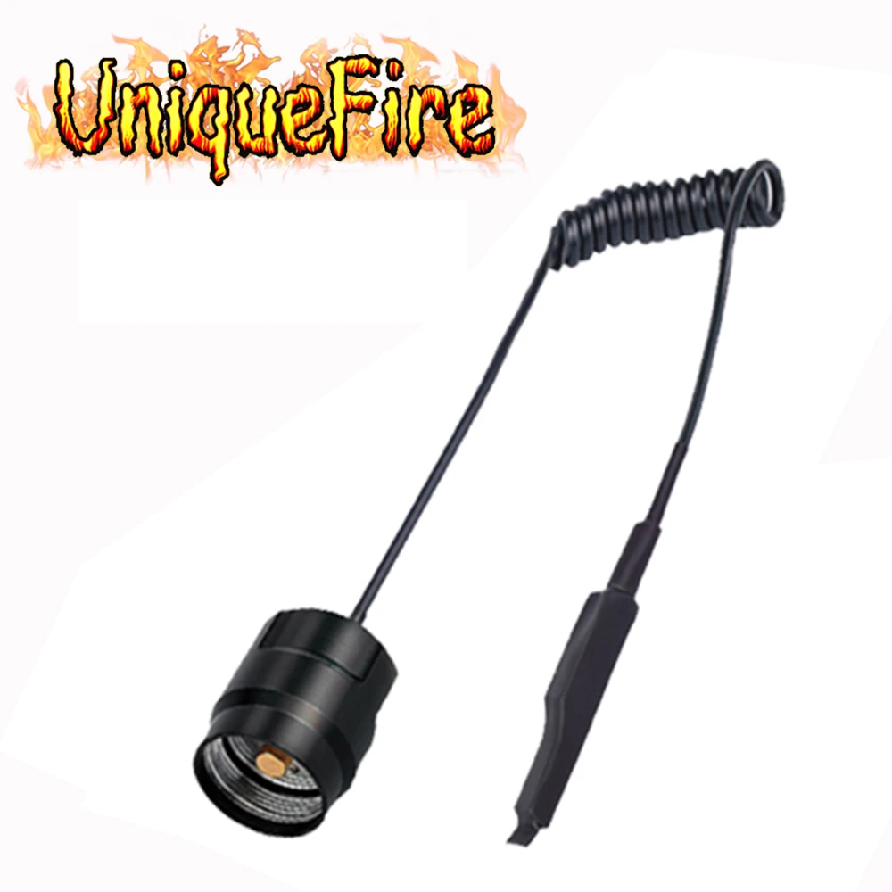 

UniqueFire ON/OFF Remote Pressure Switch Dual Control Rat Tail Only For Uniquefire C8 LED Flashlight Torch