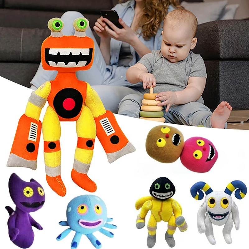 

My Singing Monsters Plush Toy Cartoon Game Peripheral Plushies Wubbox Soft Stuffed Furcorn Peluche Doll Kids Birthday Gifts