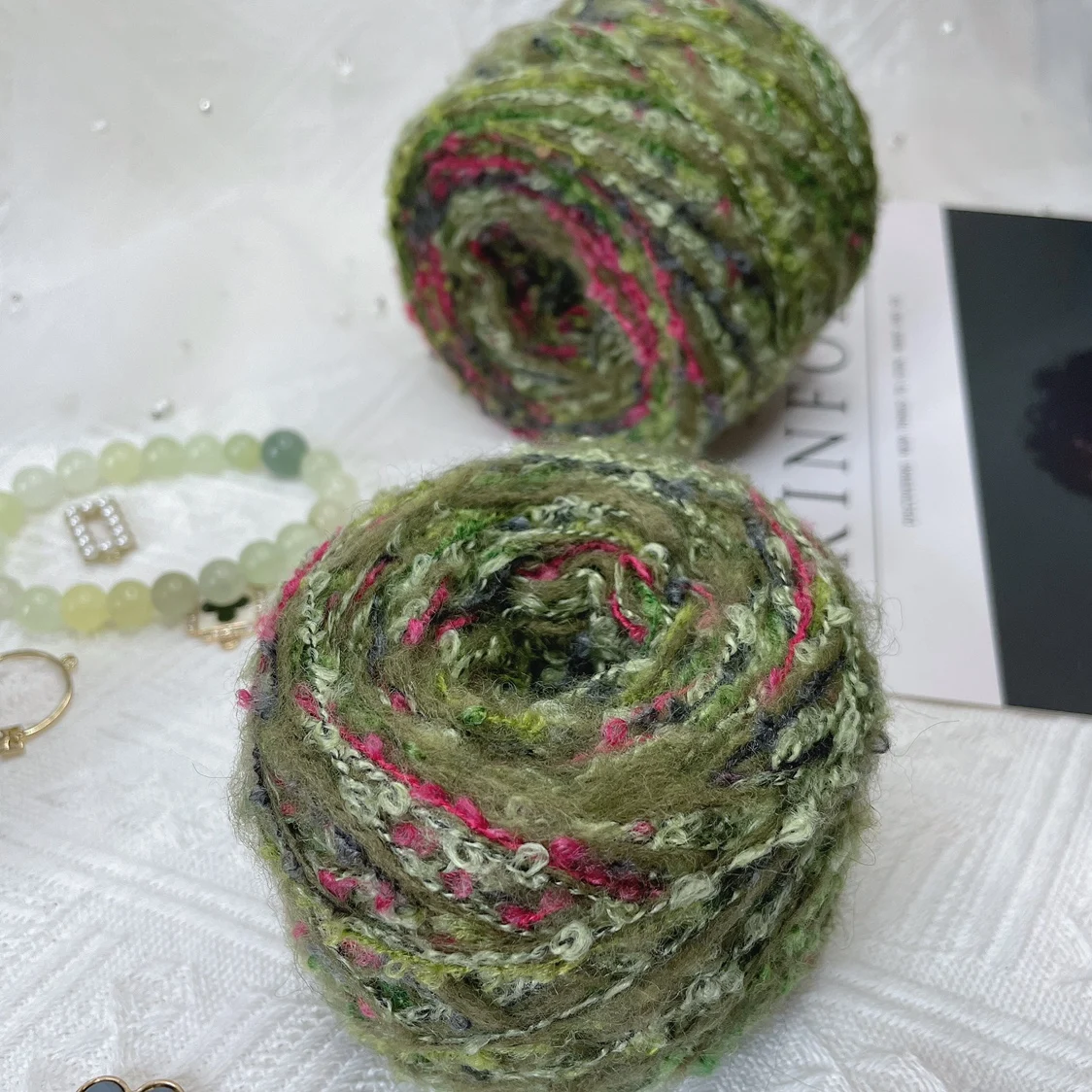 

50g Retro Metallic Special Cotton Yarn Hand Mix Line Candy Hand Knitting Barbante Para Croche for Bag Crocheting Sweater Hat