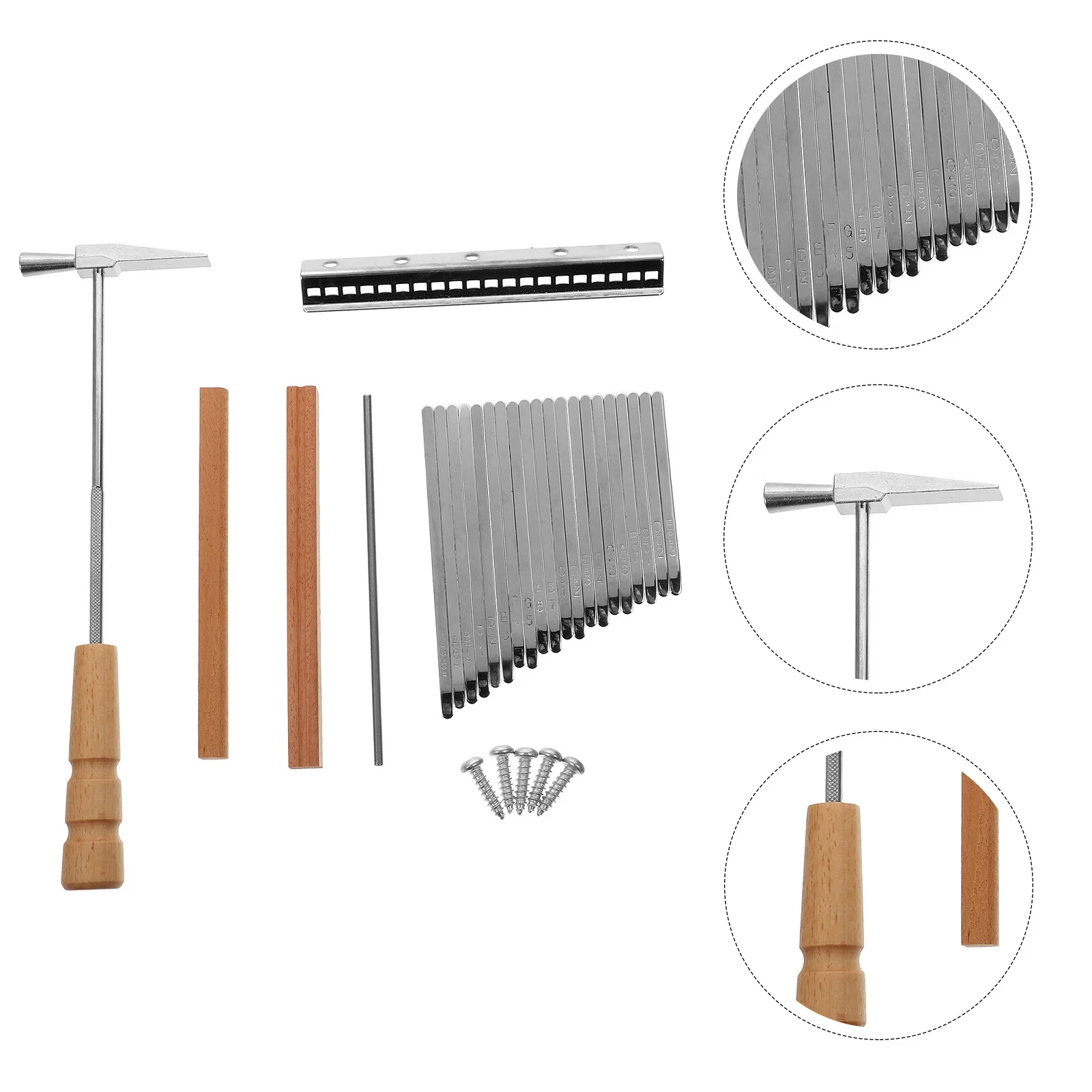 

1 Набор клавиш Kalimba, клавиши для пианино, аксессуары для инструментов (разные цвета)