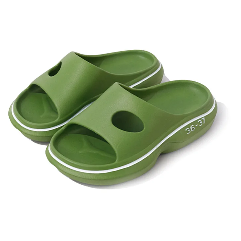 New Hot Women Slippers Summer 2022  Fashion Thick Platform  Home Massage Bottom For Men And Women's Sandals Zapatos Mujer