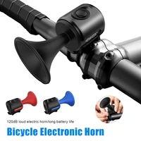 new 120db bicycle handlebar bell waterproof bike electric horn for electric scooterroadmtb cycling alarm ring bike accessories