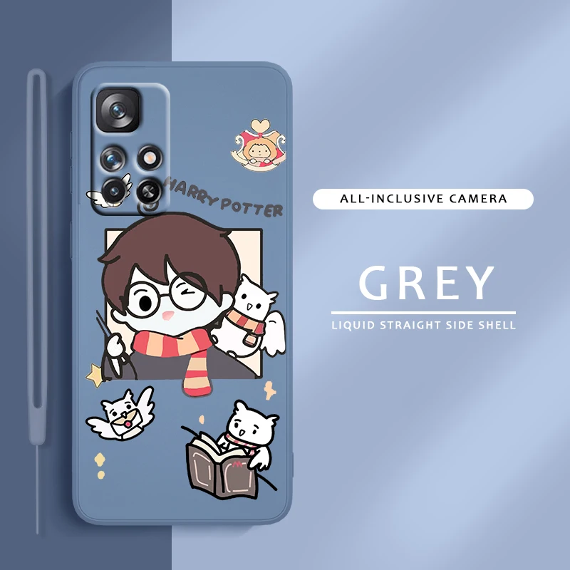 

Good looking Harrys Potterr For Redmi K50 K40 K30 K20 10C X 9C T AT A 8A 7A Gaming Pro Plus Liquid Rope Phone Case