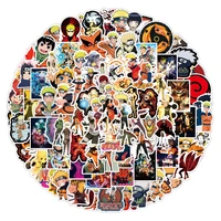 103050100pcs cartoon naruto anime stickers waterproof decal laptop skateboard car motorcycle funny sticker kid classic toy