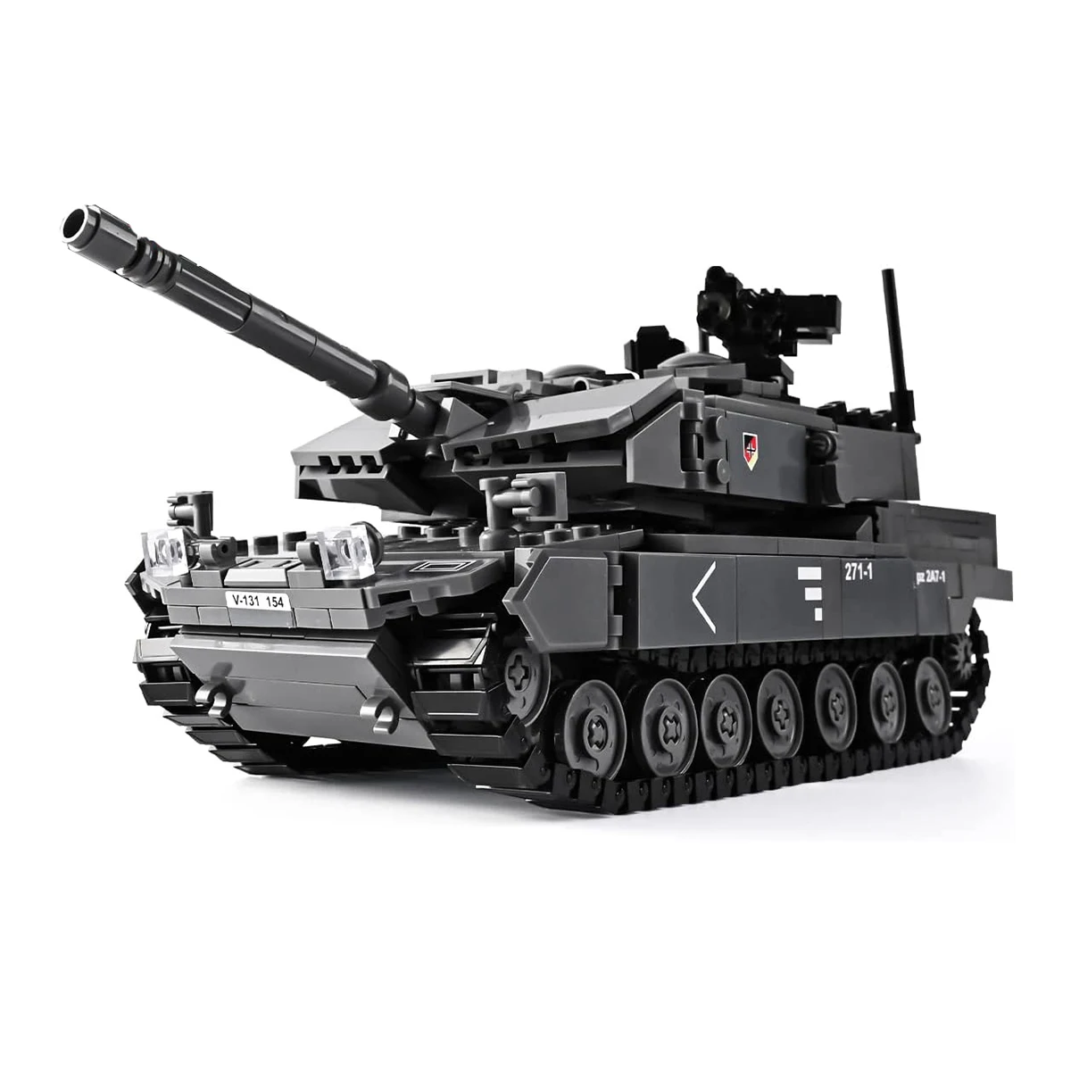 

WW2 Leopard II A7+ Tank Building Block Military Main Battle Tank Army Model Kit Construction Set Toys Gifts for Teens and Adult