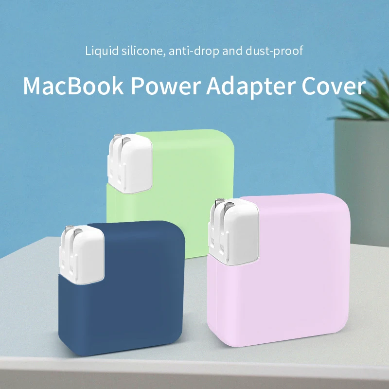 For Macbook Charger Protective Sleeve Laptop Power Adapter Silicone Sleeve 29 30 60 61 67 5 87 96 140w Charger Anti-shock Case