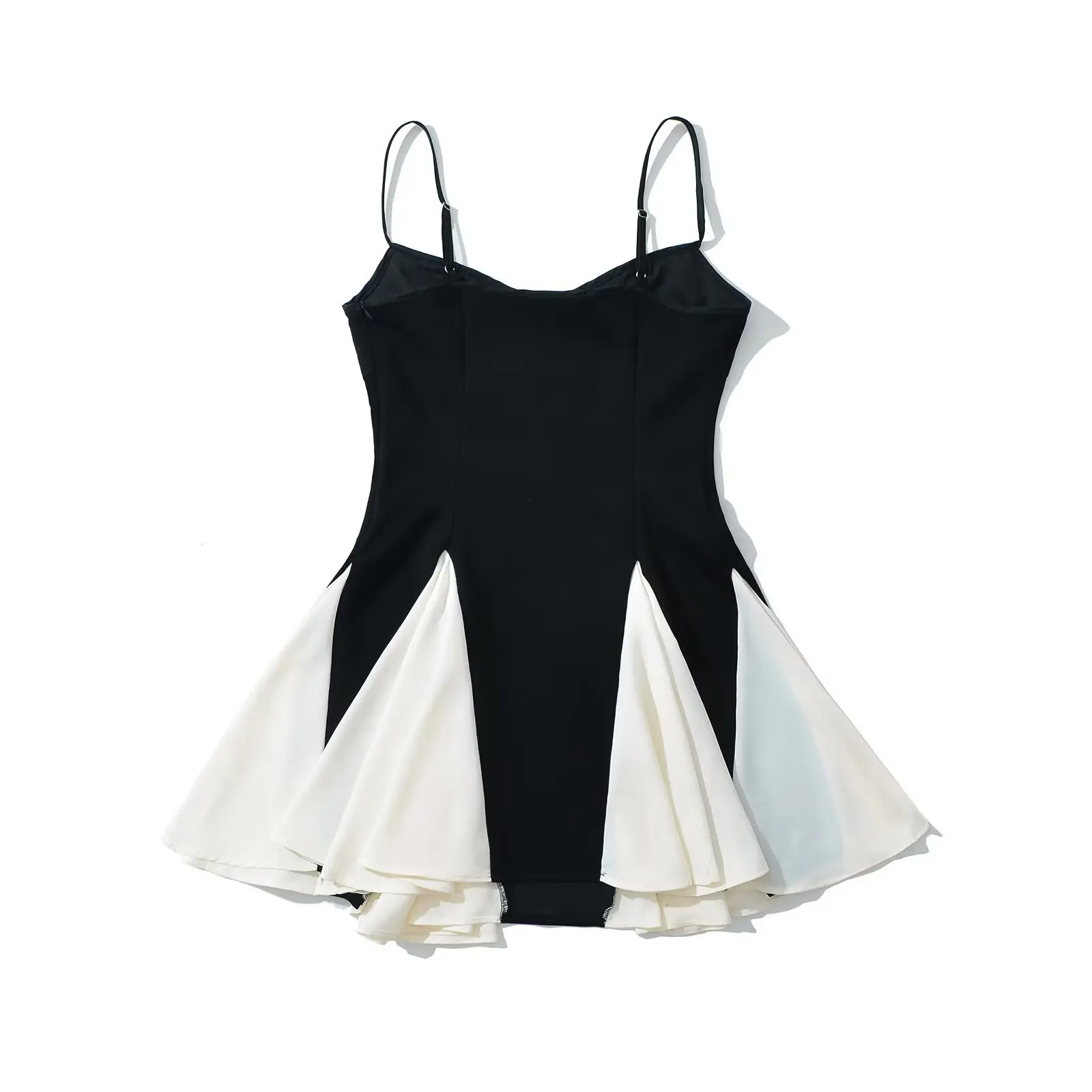 Платье JASTIE бохо черное белое