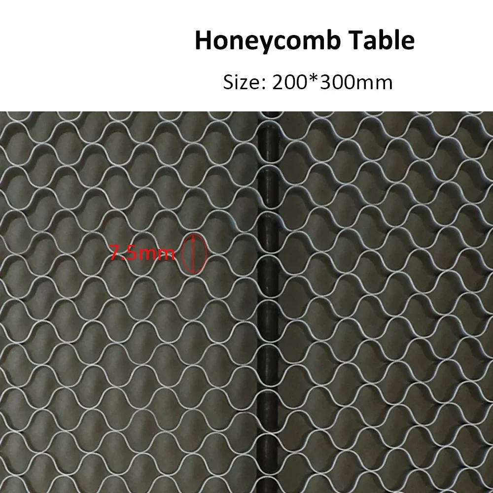 Сотовый рабочий стол 300*200 мм настраиваемый размер лазерные детали платформы для