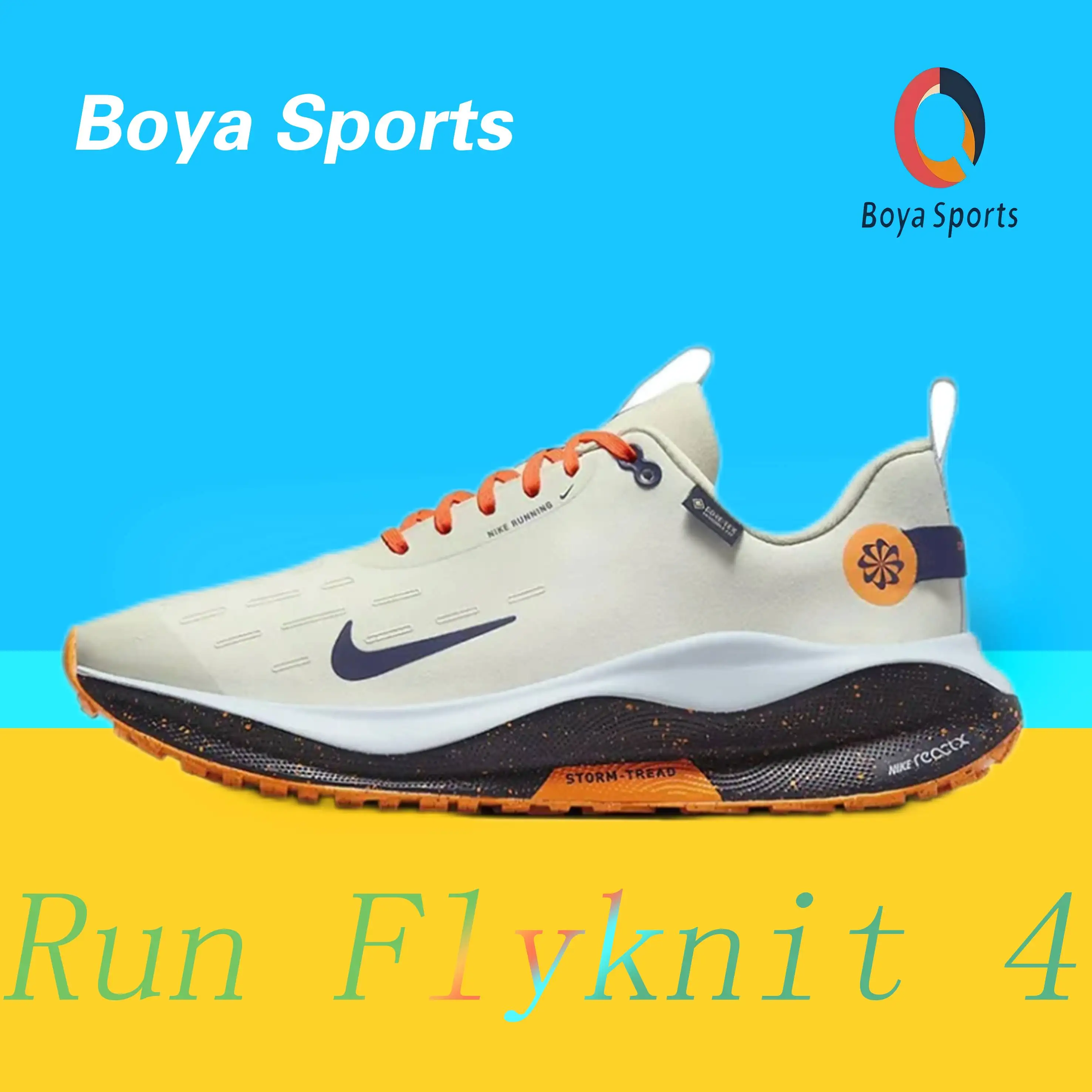 Nike React Infinity Run Flyknit 4 Gore-Tex амортизирующие пенопластовые низкие повседневные