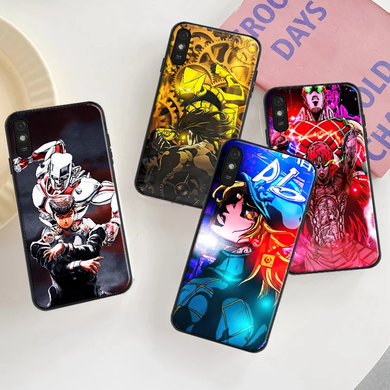 

2022JOJO’S BIZARRE ADVENTURE OVER HEAVEN Phone Case For Xiaomi Redmi 7 7A 8 8A 9 9i 9AT 9T 9A 9C Note 8 2021 Silcone Black Cover