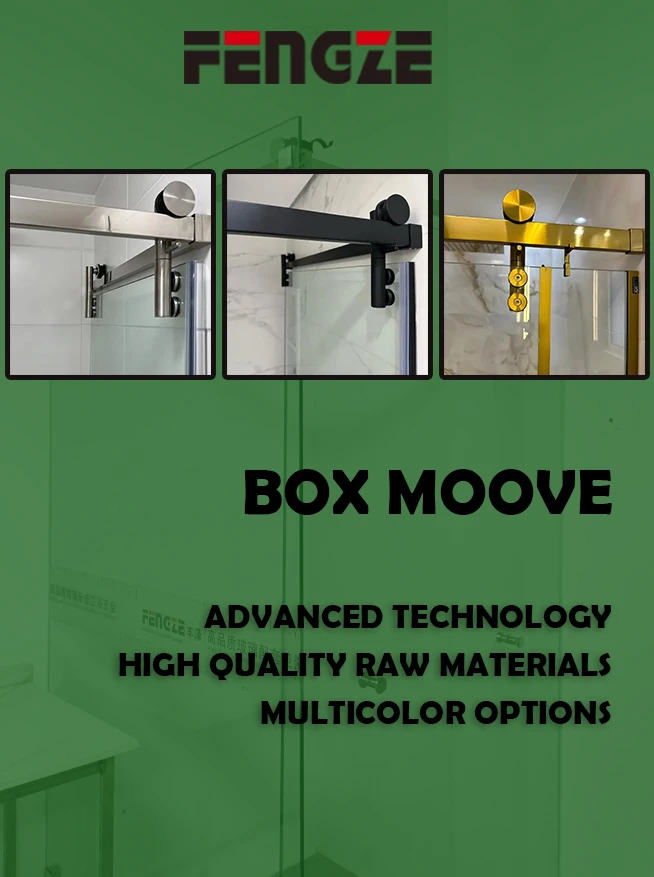 FENGZE Box Moove Kit Угловая система раздвижных дверей Складная стеклянная дверная