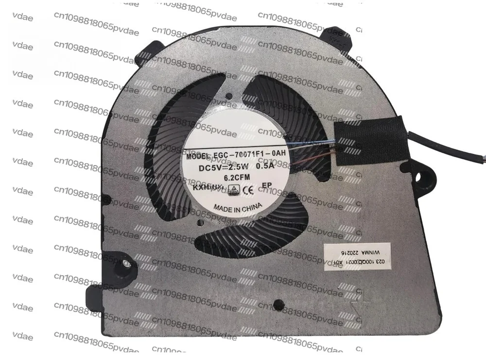 Фото Вентилятор охлаждения процессора EGC-70071F1-0AH DFS5K22115572P DC5V 0.5A 4-контактный для GEEKOM Mini IT8 Mini Air IT11 03K0V6 3K0V6. №1