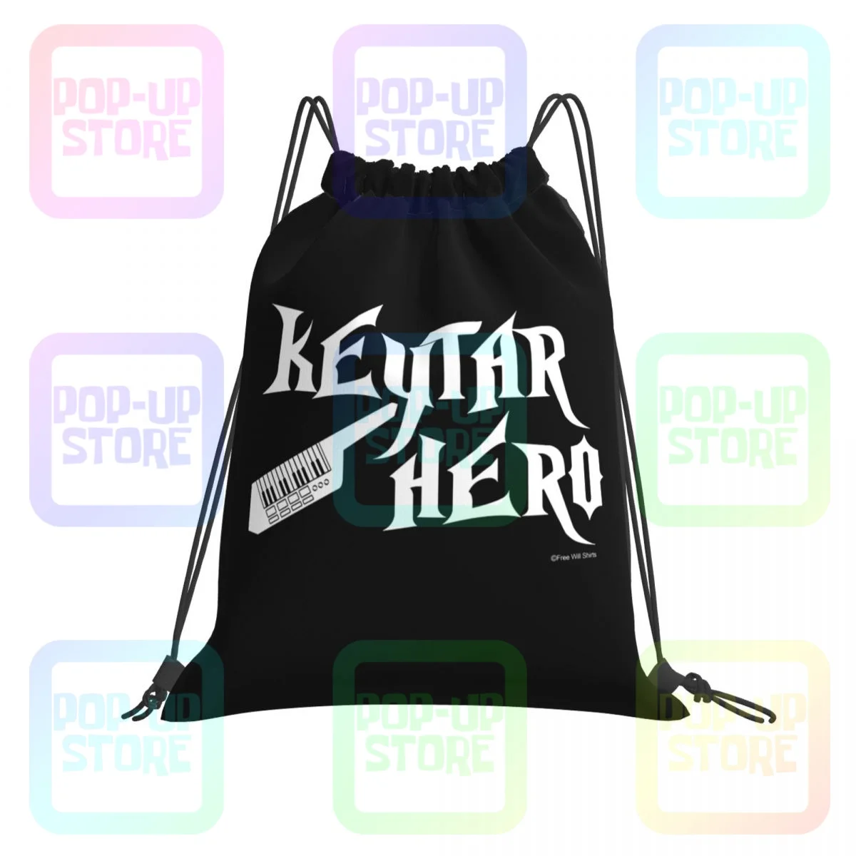 Сумка на шнурке Keytar с изображением героя клавиатуры пианино сумка для