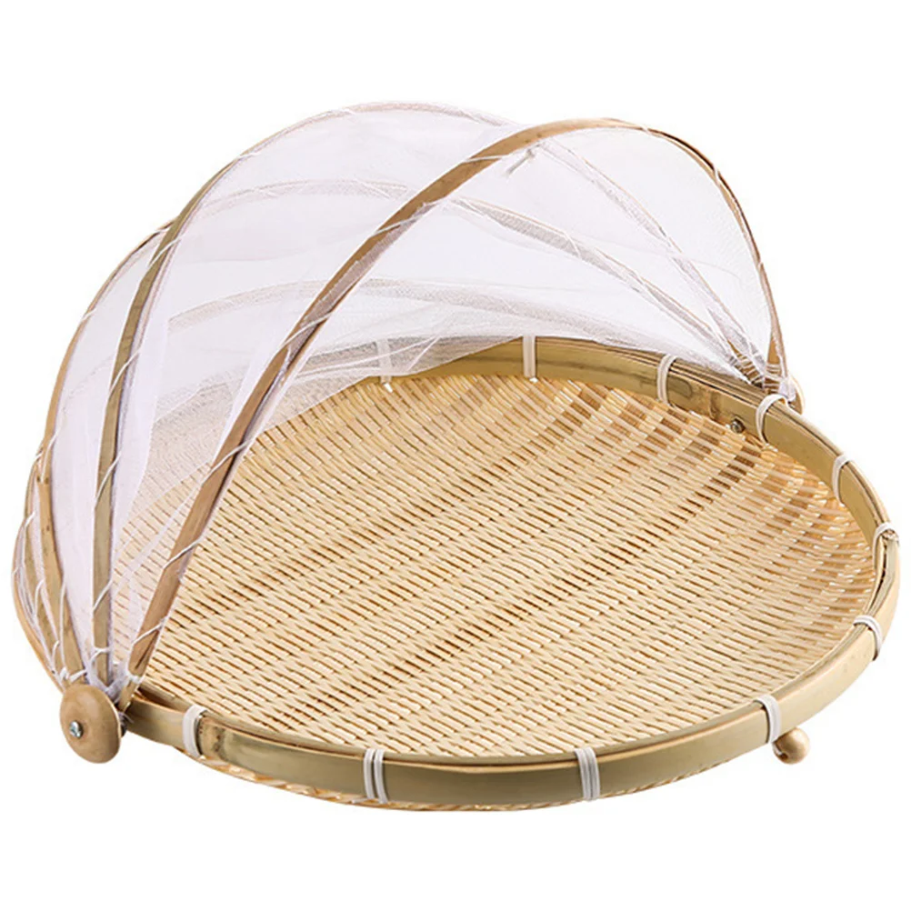 

Woven Basket For Storage Picnic Food Bamboo Tent Hamper Vegetable Kitchen Supply