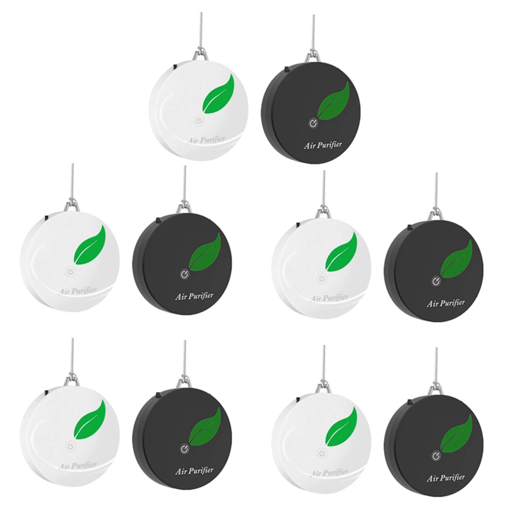 

10 Pack Personal Wearable Air Purifier Necklace Portable Air Freshener Ionizer Negative Ion Generator For Adults Kids