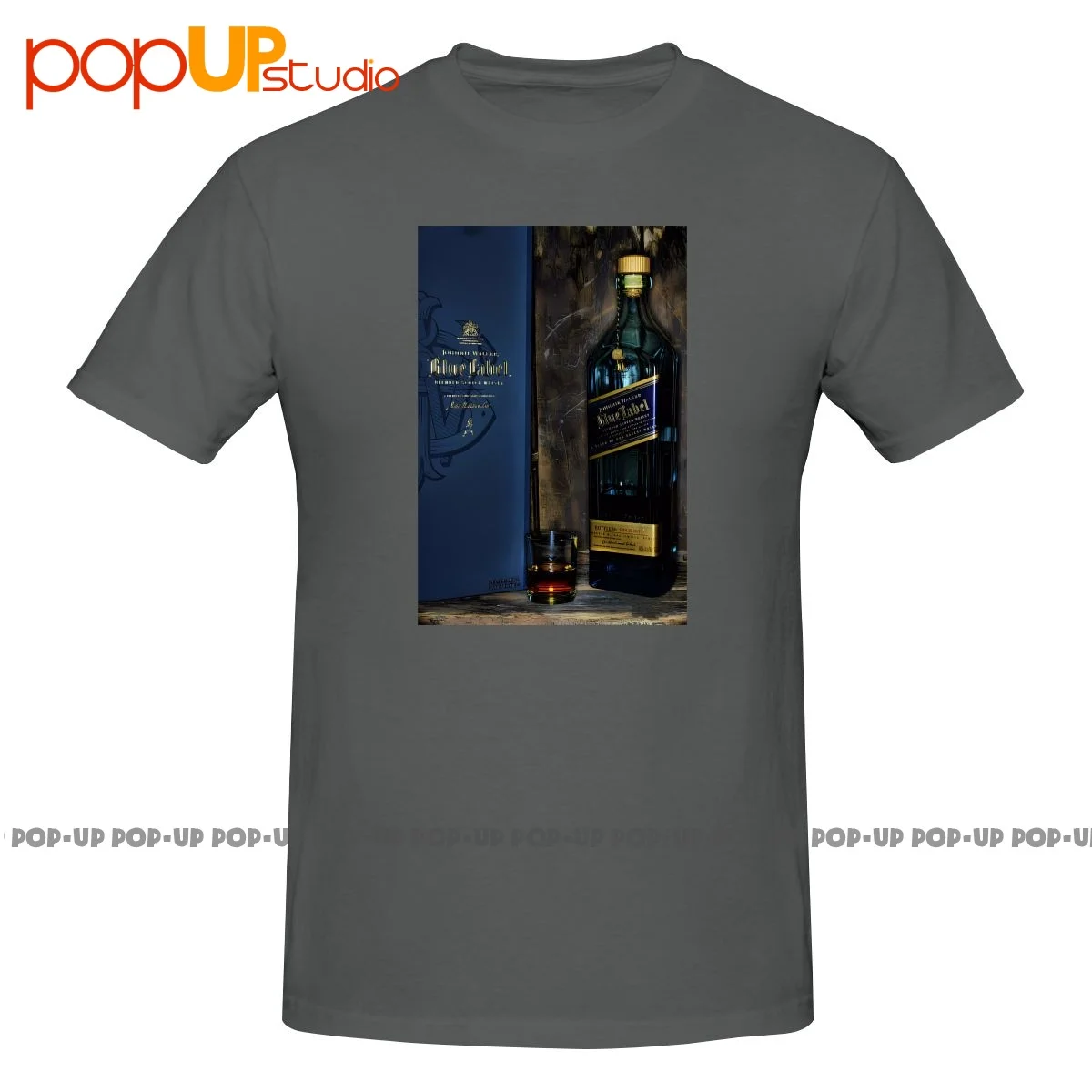 Футболка с изображением Джонни Уокера из редкого хлопка