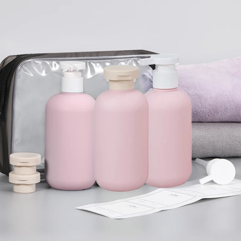 Пустая пластиковая бутылка для шампуня и лосьона высококачественные