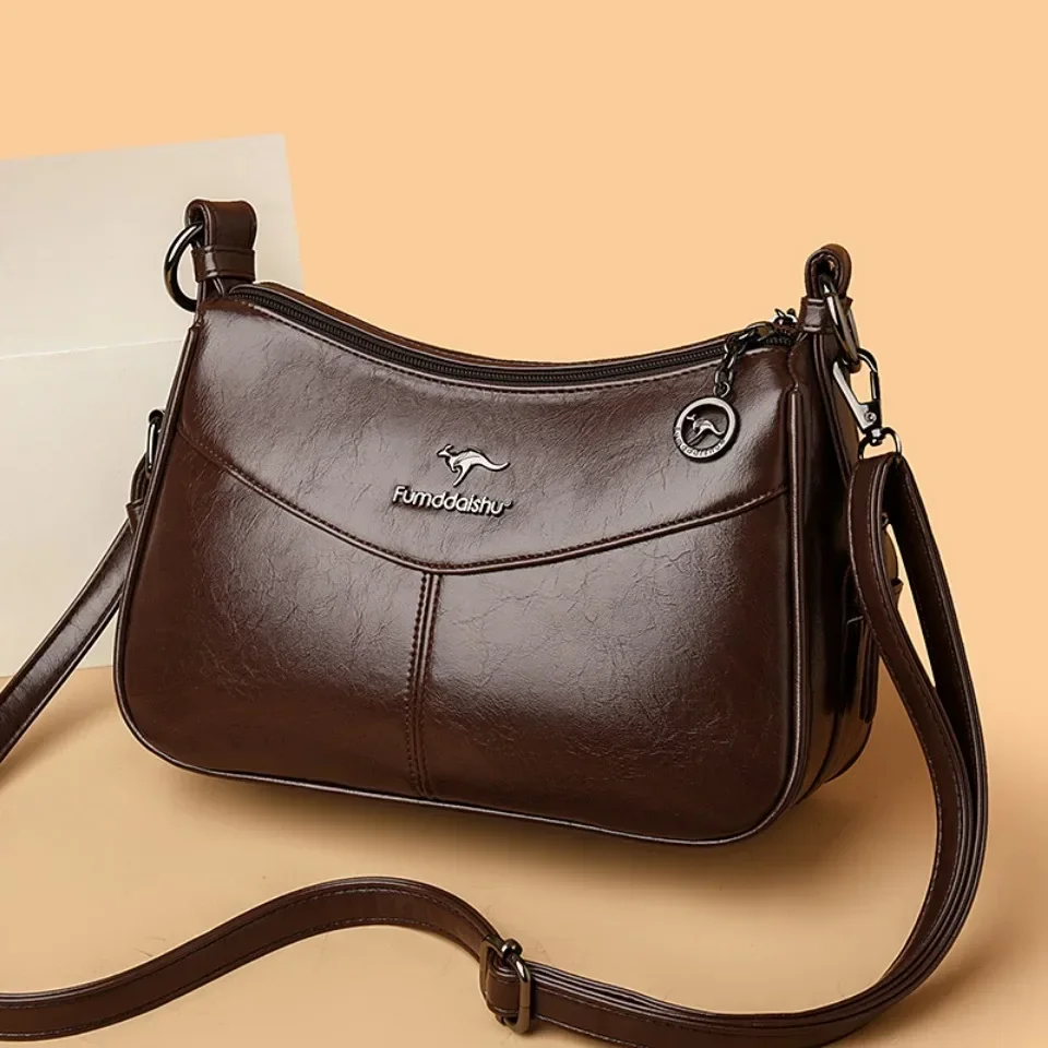 2-слойные карманы роскошные брендовые сумки из искусственной кожи женские