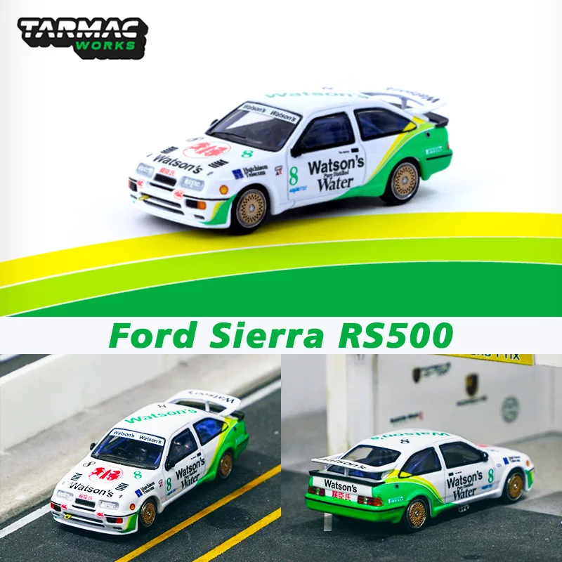 

1:64 TW Tarmac Works Sierra RS500 Cosworth Macau Guia Race Winner Alloy Diorama Car Model Collection Miniature Carros Toys