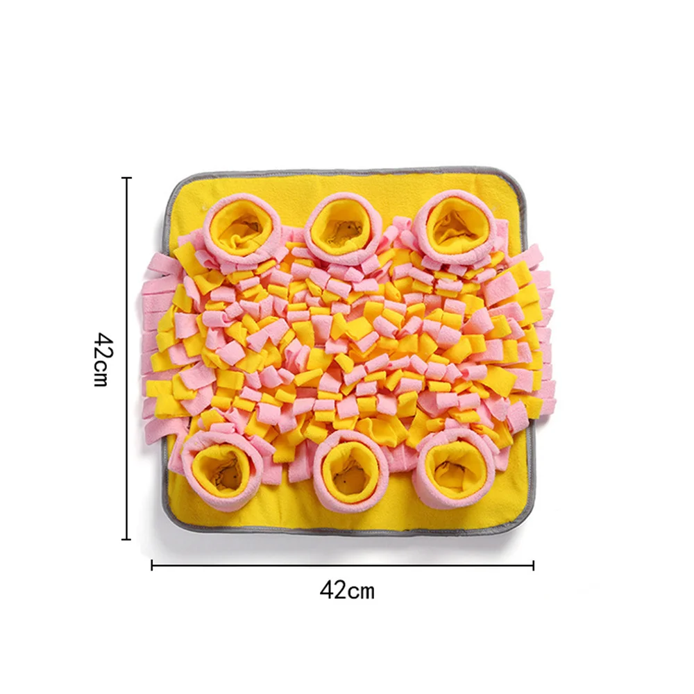 

Dogs Snuffle Mat Pet Leak Food Anti Choking Mat Cat Dog Training Blanket Nose Work Toy Pet Slowing Feeding Intelligence Mat