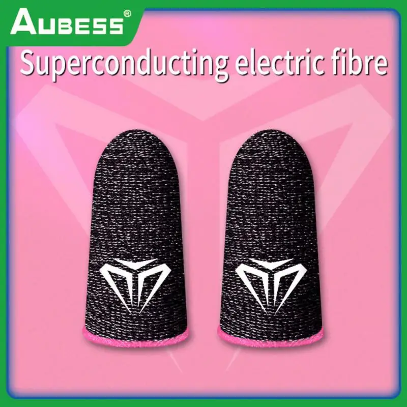 

Durable Gaming Fingertip Sensitive Touch Screen Gloves Ultra-thin 1 Pair Finger Cover Gaming Accessories Breathable For Gamer