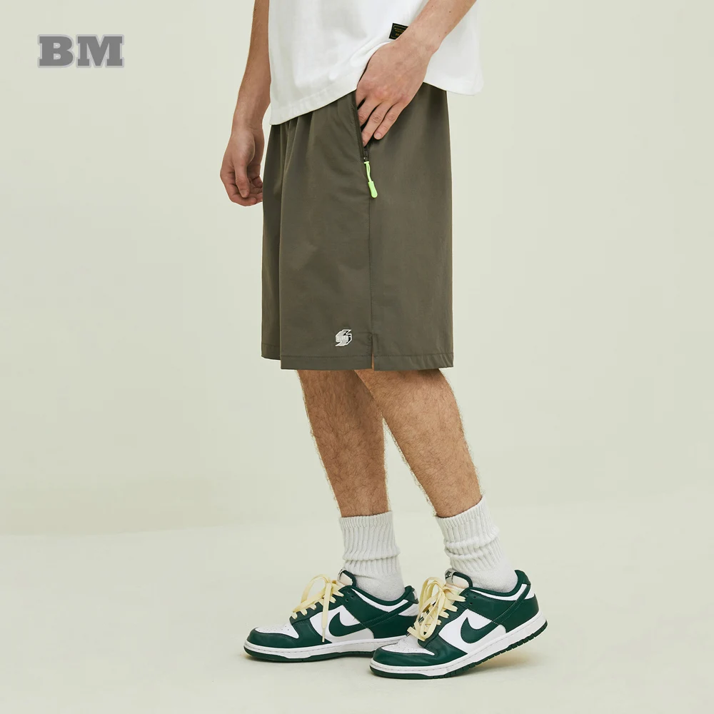 

Summer Japanese Streetwear Casual Cargo Shorts Harajuku Thin Basketball Pants Men Clothing Hip Hop Five-point Pants Men Clothing