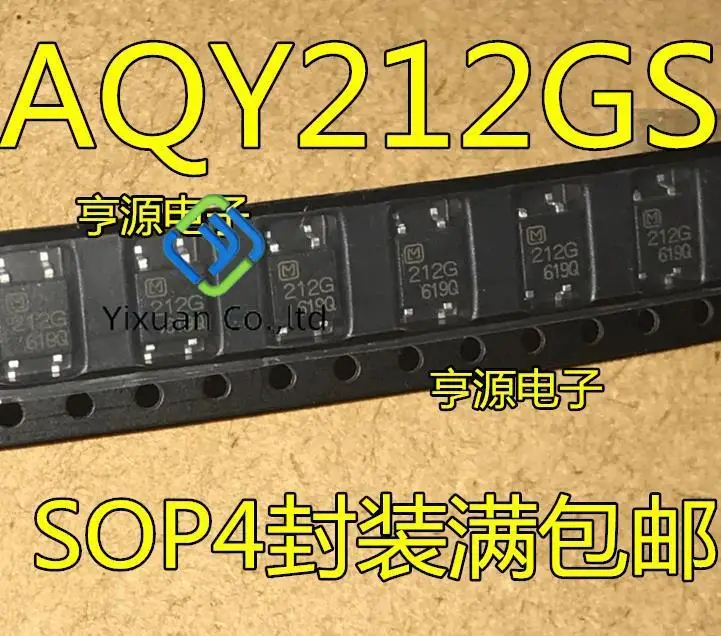 20pcs original new AQY212 AQY212GS 212G SOP-4 high-speed optocoupler