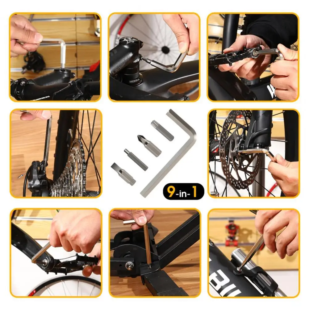 

Impact-resistant Compact Useful Reliable Torx Spanner for Road Bike