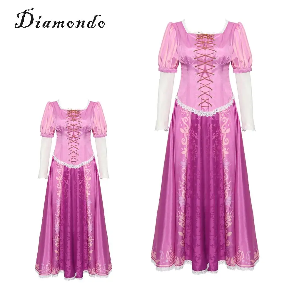 

Puff Sleeve Princess Costume Long Sleeve Cosplay Prop Costumes Fantasy Role Playing Outfits Women Girls Dress