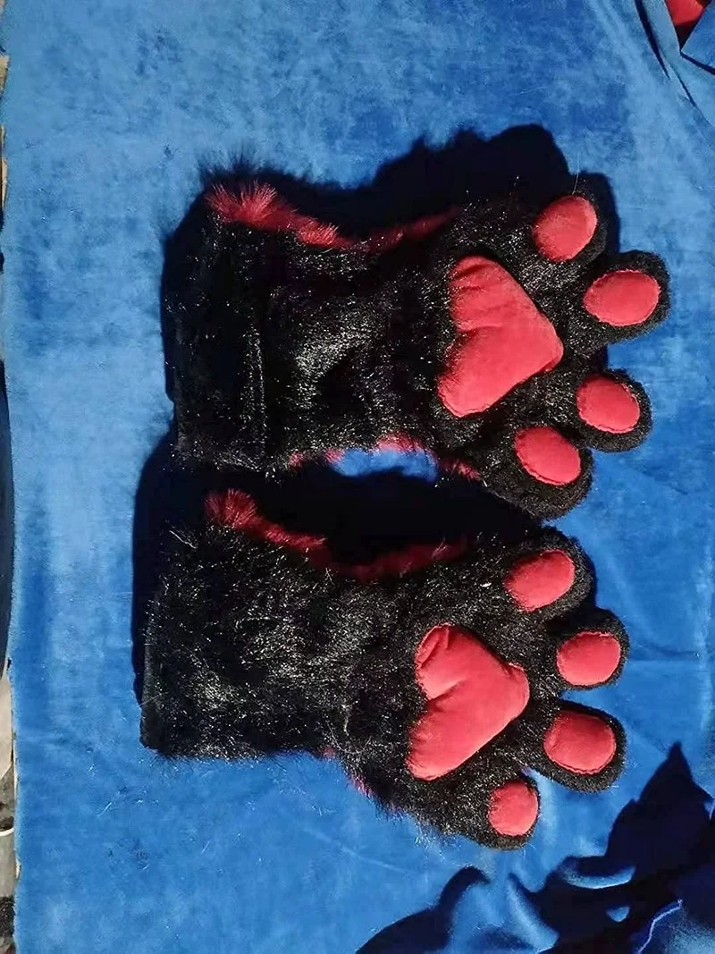 

Fursuit Paw Wolf Dog Husky Canine Mascot Costume Accessories Furry Paw